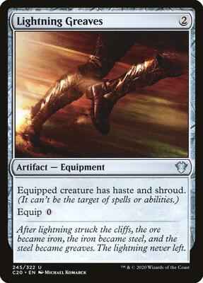 Magic: The Gathering - Commander 2020 - Lightning Greaves - Uncommon - Normal
