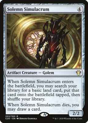 Magic: The Gathering - Commander 2020 - Solemn Simulacrum - Rare - Normal