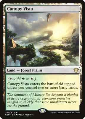 Magic: The Gathering - Commander 2020 - Canopy Vista - Rare - Normal