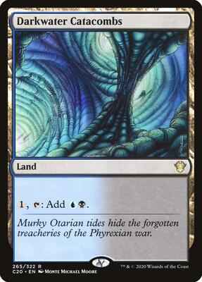 Magic: The Gathering - Commander 2020 - Darkwater Catacombs - Rare - Normal