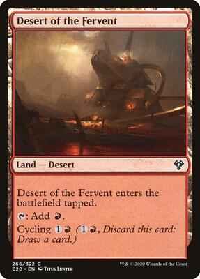 Magic: The Gathering - Commander 2020 - Desert of the Fervent - Common - Normal