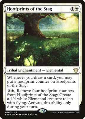 Magic: The Gathering - Commander 2020 - Hoofprints of the Stag - Rare - Normal