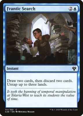 Magic: The Gathering - Commander 2020 - Frantic Search - Common - Normal