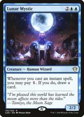 Magic: The Gathering - Commander 2020 - Lunar Mystic - Rare - Normal