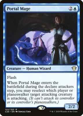 Magic: The Gathering - Commander 2020 - Portal Mage - Rare - Normal
