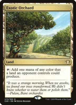 Magic: The Gathering - Commander 2020 - Exotic Orchard - Rare - Normal