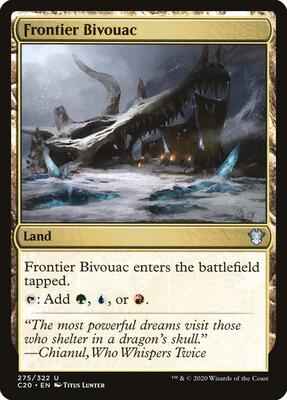 Magic: The Gathering - Commander 2020 - Frontier Bivouac - Uncommon - Normal
