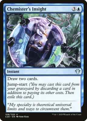 Magic: The Gathering - Commander 2020 - Chemister's Insight - Uncommon - Normal