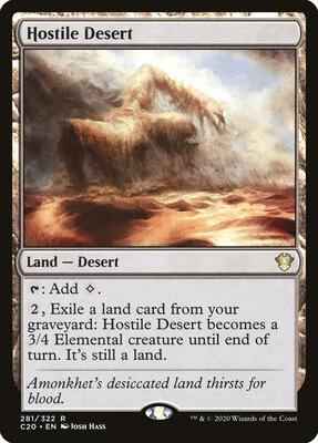 Magic: The Gathering - Commander 2020 - Hostile Desert - Rare - Normal