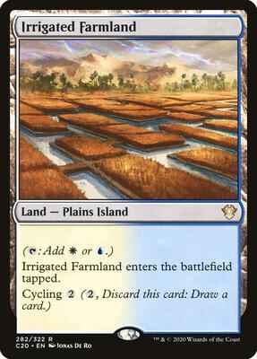 Magic: The Gathering - Commander 2020 - Irrigated Farmland - Rare - Normal