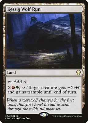 Magic: The Gathering - Commander 2020 - Kessig Wolf Run - Rare - Normal