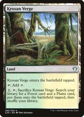 Magic: The Gathering - Commander 2020 - Krosan Verge - Uncommon - Normal
