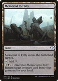 Magic: The Gathering - Commander 2020 - Memorial to Folly - Uncommon