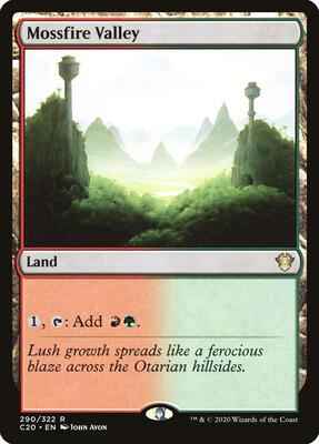Magic: The Gathering - Commander 2020 - Mossfire Valley - Rare - Normal