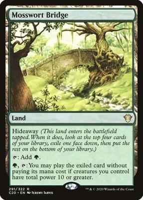 Magic: The Gathering - Commander 2020 - Mosswort Bridge - Rare - Normal