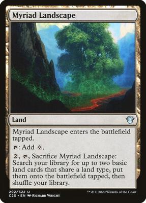 Magic: The Gathering - Commander 2020 - Myriad Landscape - Uncommon