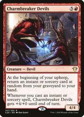 Magic: The Gathering - Commander 2020 - Charmbreaker Devils - Rare - Normal