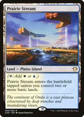 Magic: The Gathering - Commander 2020 - Prairie Stream - Rare - Normal