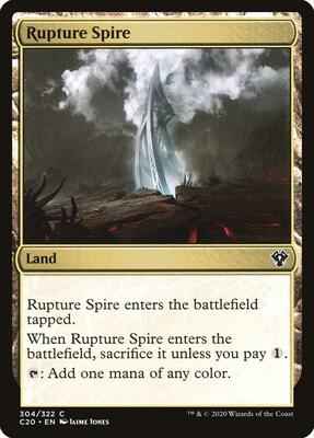 Magic: The Gathering - Commander 2020 - Rupture Spire - Common - Normal