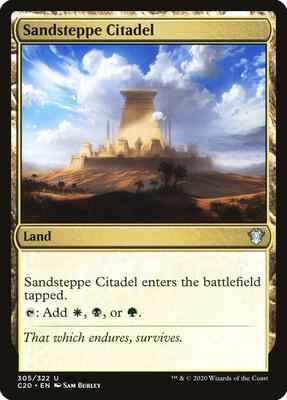 Magic: The Gathering - Commander 2020 - Sandsteppe Citadel - Uncommon - Normal