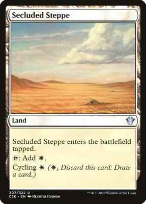 Magic: The Gathering - Commander 2020 - Secluded Steppe - Uncommon - Normal