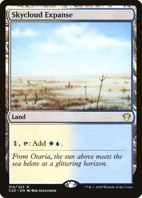 Magic: The Gathering - Commander 2020 - Skycloud Expanse - Rare - Normal