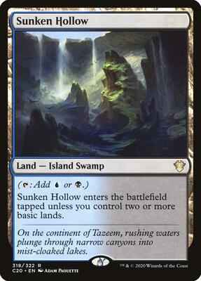 Magic: The Gathering - Commander 2020 - Sunken Hollow - Rare - Normal