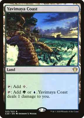 Magic: The Gathering - Commander 2020 - Yavimaya Coast - Rare - Normal