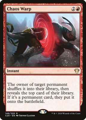 Magic: The Gathering - Commander 2020 - Chaos Warp - Rare - Normal