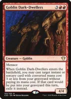 Magic: The Gathering - Commander 2020 - Goblin Dark-Dwellers - Rare - Normal