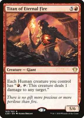 Magic: The Gathering - Commander 2020 - Titan of Eternal Fire - Rare - Normal