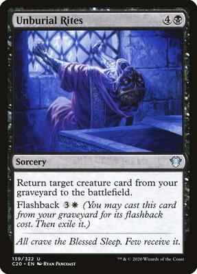 Magic: The Gathering - Commander 2020 - Unburial Rites - Uncommon - Normal