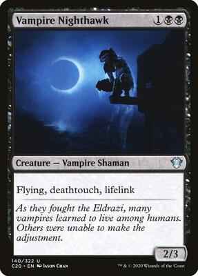 Magic: The Gathering - Commander 2020 - Vampire Nighthawk - Uncommon - Normal