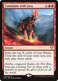 Magic: The Gathering - Commander 2020 - Commune with Lava - Rare - Normal