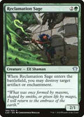 Magic: The Gathering - Commander 2020 - Reclamation Sage - Uncommon - Normal