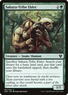 Magic: The Gathering - Commander 2020 - Sakura-Tribe Elder - Common