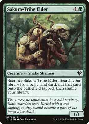 Magic: The Gathering - Commander 2020 - Sakura-Tribe Elder - Common - Normal