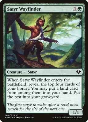 Magic: The Gathering - Commander 2020 - Satyr Wayfinder - Common - Normal