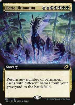 Magic: The Gathering - Ikoria: Lair of Behemoths - Eerie Ultimatum (Extended Art) - Rare - Normal