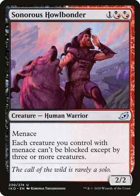 Magic: The Gathering - Ikoria: Lair of Behemoths - Sonorous Howlbonder - Uncommon - Normal