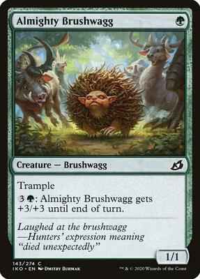 Magic: The Gathering - Ikoria: Lair of Behemoths - Almighty Brushwagg - Common - Normal