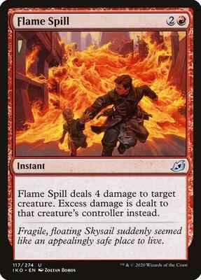 Magic: The Gathering - Ikoria: Lair of Behemoths - Flame Spill - Uncommon - Normal