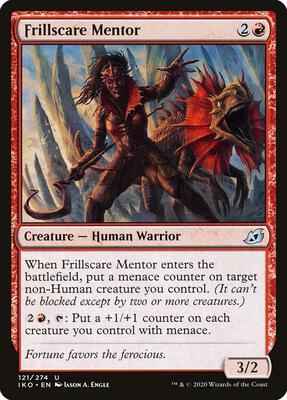 Magic: The Gathering - Ikoria: Lair of Behemoths - Frillscare Mentor - Uncommon - Normal