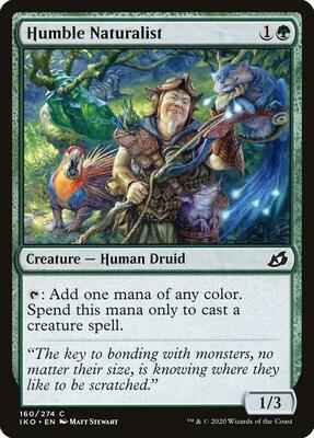 Magic: The Gathering - Ikoria: Lair of Behemoths - Humble Naturalist - Common - Normal