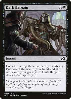 Magic: The Gathering - Ikoria: Lair of Behemoths - Dark Bargain - Common - Normal