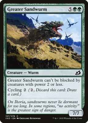 Magic: The Gathering - Ikoria: Lair of Behemoths - Greater Sandwurm - Common - Normal