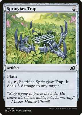 Magic: The Gathering - Ikoria: Lair of Behemoths - Springjaw Trap - Common - Normal