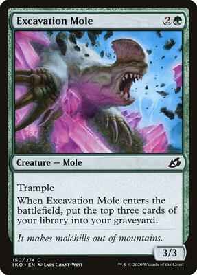 Magic: The Gathering - Ikoria: Lair of Behemoths - Excavation Mole - Common - Normal