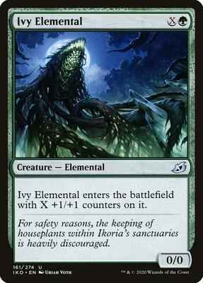 Magic: The Gathering - Ikoria: Lair of Behemoths - Ivy Elemental - Uncommon - Normal