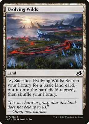 Magic: The Gathering - Ikoria: Lair of Behemoths - Evolving Wilds - Common - Normal